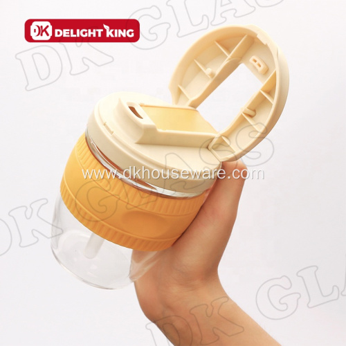 Portable Customised Unique Reusable Glass Coffee Cup